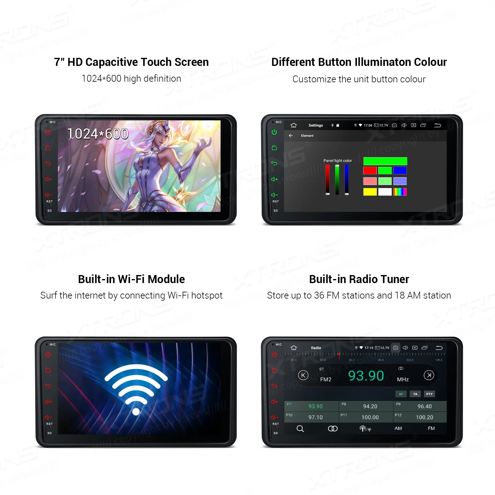 Автомобильный стерео-радиоплеер XTRONS Qualcomm Bluetooth 5 0 AptX Android 10 для Suzuki Jimny 2007-2016