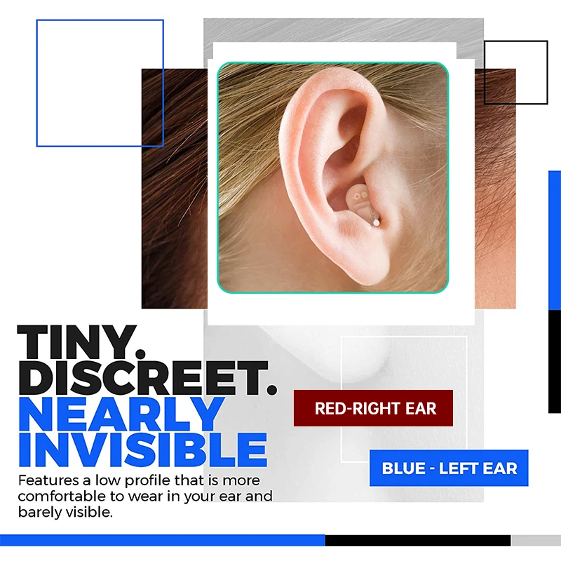 Цифровой слуховой аппарат аудиофоны 6 канальный Шум шумоподавления T25 кВт