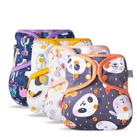 elinfant 2020 diaper cover oversize cloth washable cloth new exquisite printing pattern waterproof nappies fit 10 20kg baby