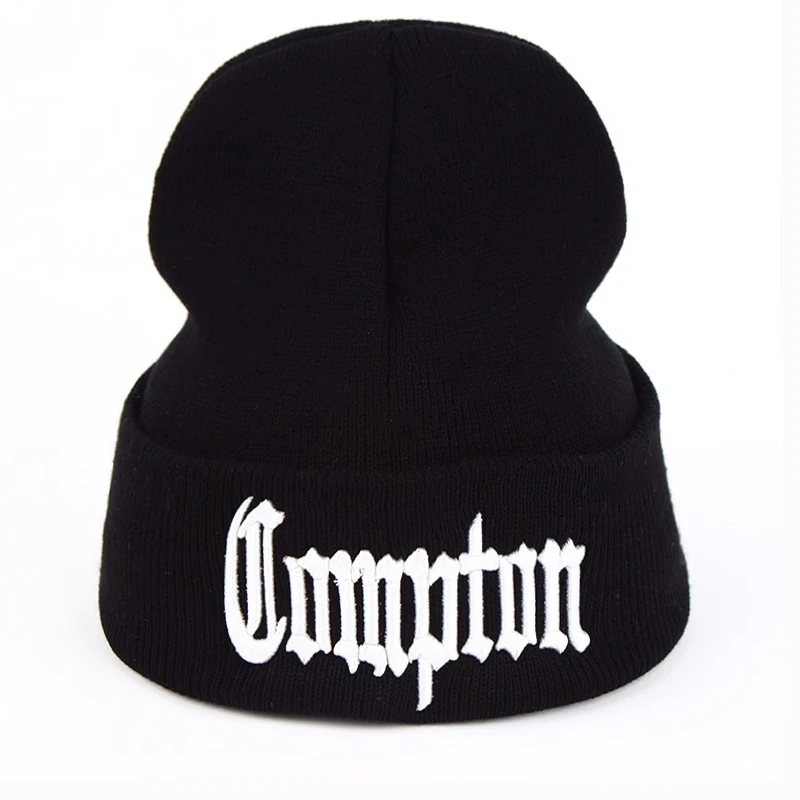 New West beach gangsta Compton Eazy-E Winter Warm Fashion Beanies Hats Knitted bonnet Caps Hip Hop Gorros Knit Hats Men Women
