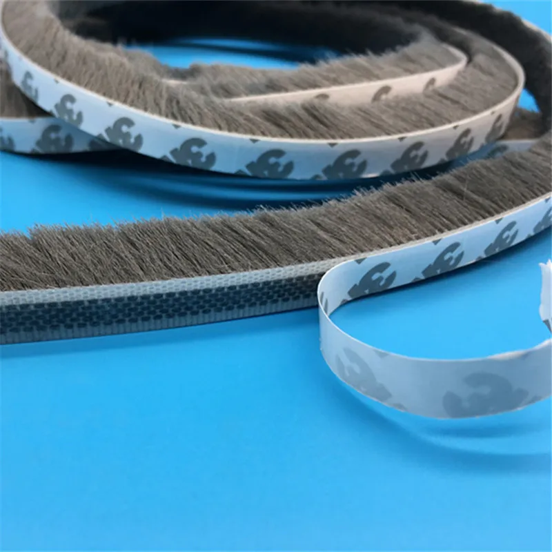 

3Meters/5Meters Brush Strip Self Adhesive Door Window Sealing Strip Home Door Window Sound Insulation Wind-proof Strip Gasket