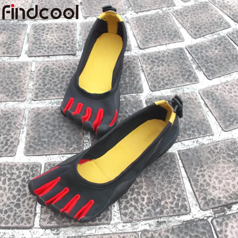 Findcool/обувь с пятью пальцами для мужчин и женщин; Уличная обувь; нескользящая обувь; 5 пальцы большой палец на ноге; обувь для скалолазания