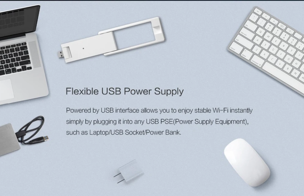 TOTOLINK Беспроводной Wi-Fi ретранслятор удлинитель EX200U 300 Мбит/с USB простая настройка диапазон расширитель с 2* 4dBi внешние антенны