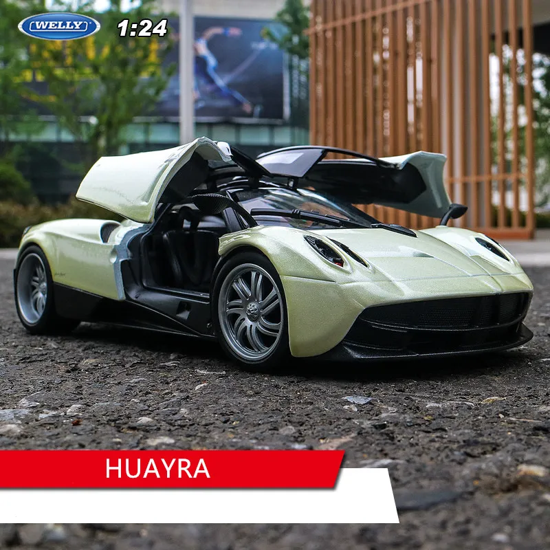 WELLY масштаб 1:24 металлический Литая классическая модель автомобиля Pagani Huayra