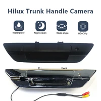 hilux revo tailgate handle rear view reversing image night vision ccd waterproof high definition camera