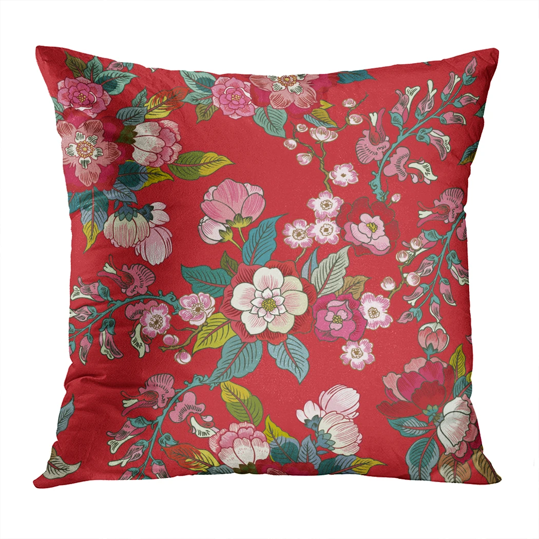 

Abstract Throw Pillow Cushion Cover Colorful Floral Soft Velvet Square Cushion Case Couch Cover Pillowcase For Seat Sofa Bedroom