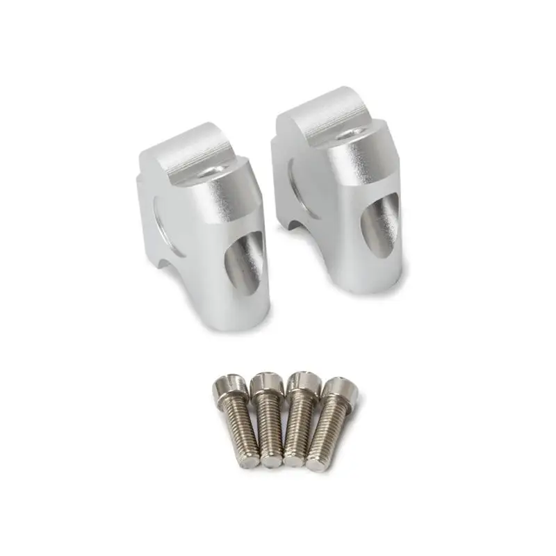 

2Pcs Universal 22mm 7/8" Motorcycle Handlebar Pivoting Riser Bar Mount Scooters Motocross Handle Clamp Motorbike Accessories