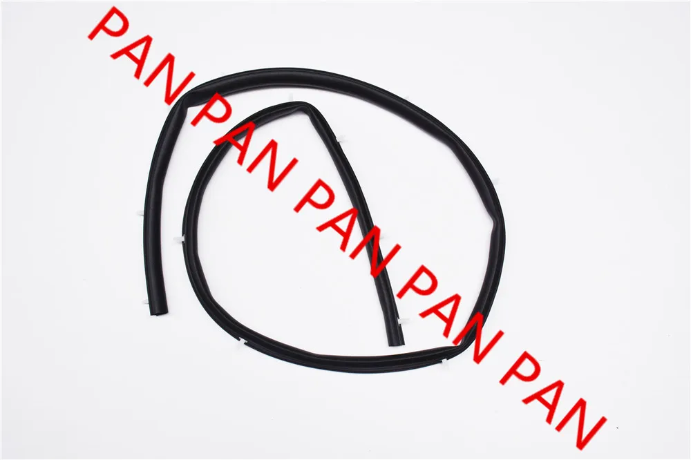 Уплотнительная лента на переднюю и заднюю крышку капота резиновая