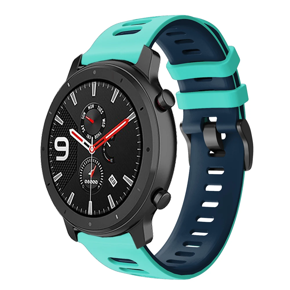 

GTS Bip Correa Silicone Band for Huami Amazfit GTR 47mm 42mm Strap Amazfit Pace / Stratos 3 2 Watchband Bracelet 20 22mm