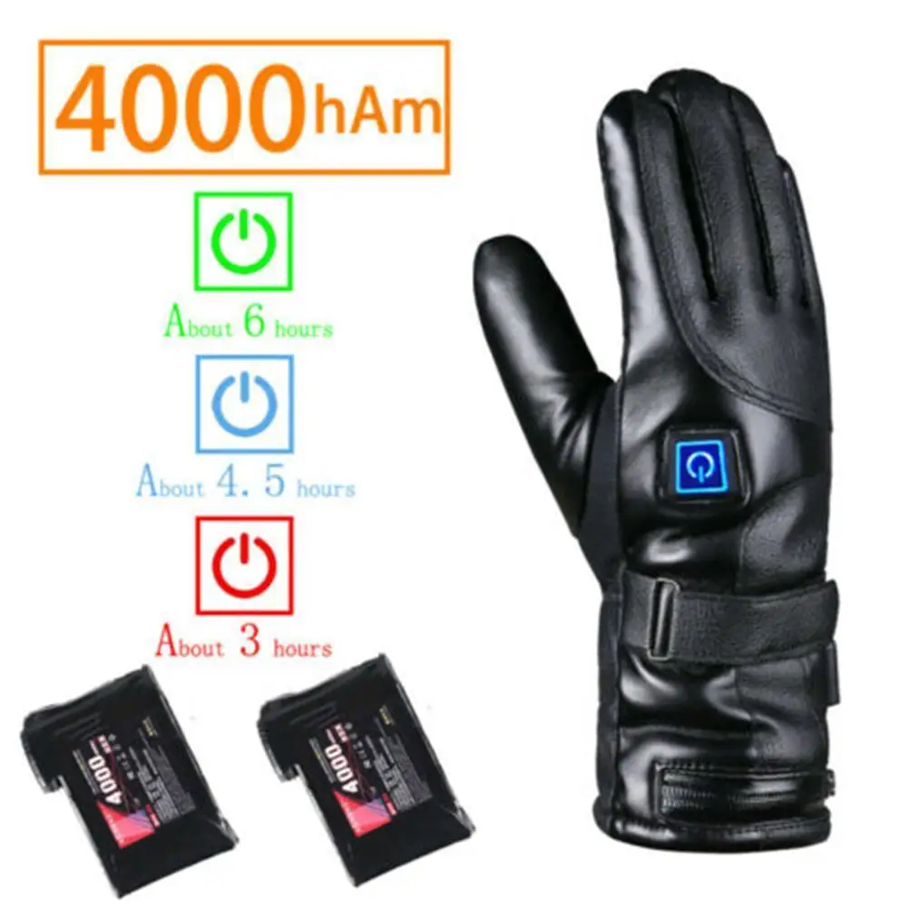 

Перчатки с электрическим подогревом для мужчин и женщин, теплые перчатки с аккумулятором, зимние спортивные перчатки с подогревом для скал...