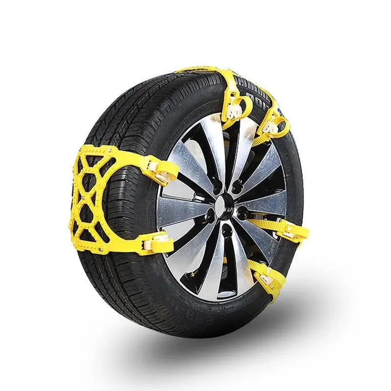 Автомобильная зимняя противоскользящая цепь с двойной пряжкой 6 шт./компл.|Цепи