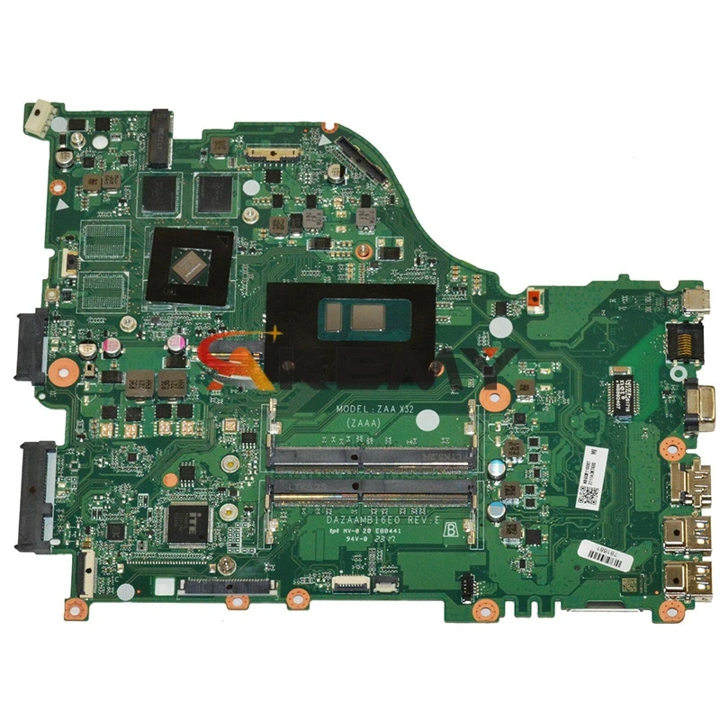 Günstig E5-575G Motherboard Mainboard For Acer E5-575 F5-573 Laptop ZAA X32 DAZAAMB16E0 REV:E CPU: I5-7200U GPU: 940MX 2GB 100%test OK