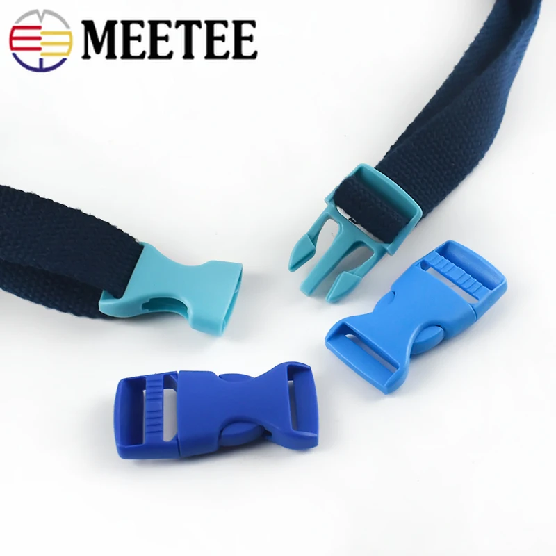 Пряжка Meetee 15/20/25 мм пластиковая цвет в ассортименте 30 шт | Дом и сад