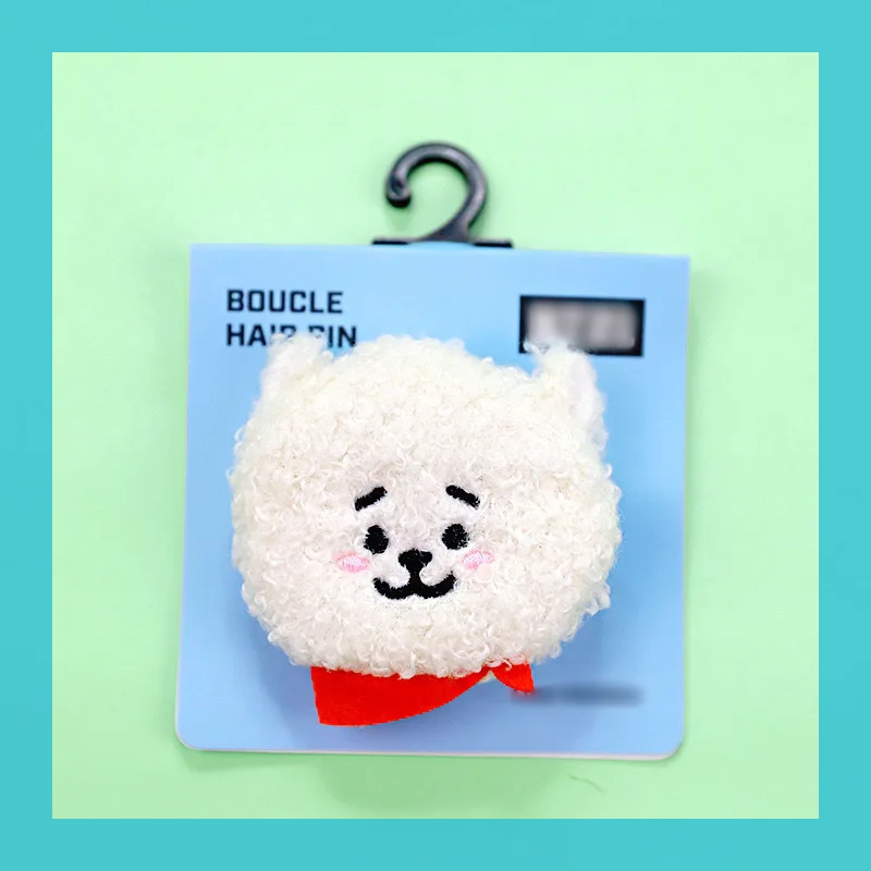 

JCBTSH Popular animal cartoon cute plush hairpin girl heart hair accessories clip decoration bag clothes shoe decoration