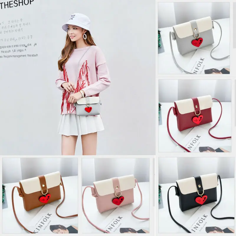 Женская сумка-почтальонка через плечо в Корейском стиле | Багаж и сумки