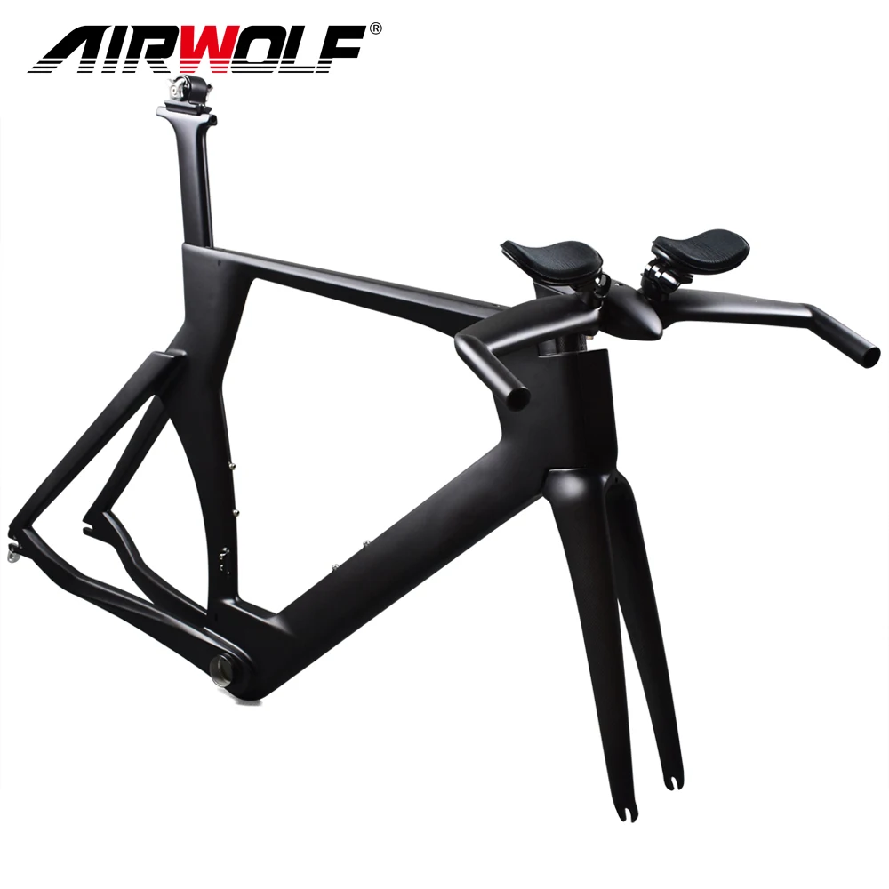 Airwolf Time Trail углеродная рама для велосипеда Троеборье дорожная включает