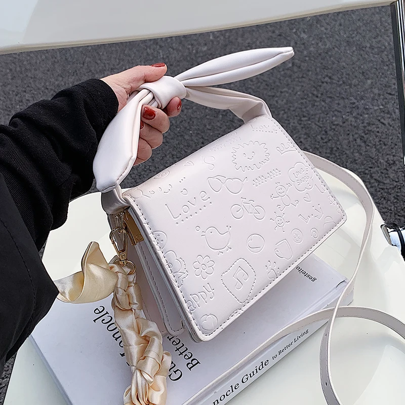 

Niche Design Popular Handbags 2021 New Fashion Western-style Messenger Bag Advanced Handbag Square Bag Shoulder Bag Width: 20cm