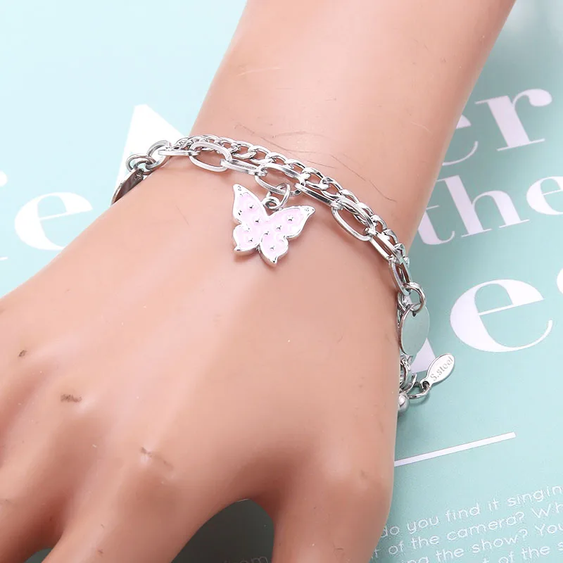 Новые Стильные Простые браслеты для мужчин и женщин классические ювелирные