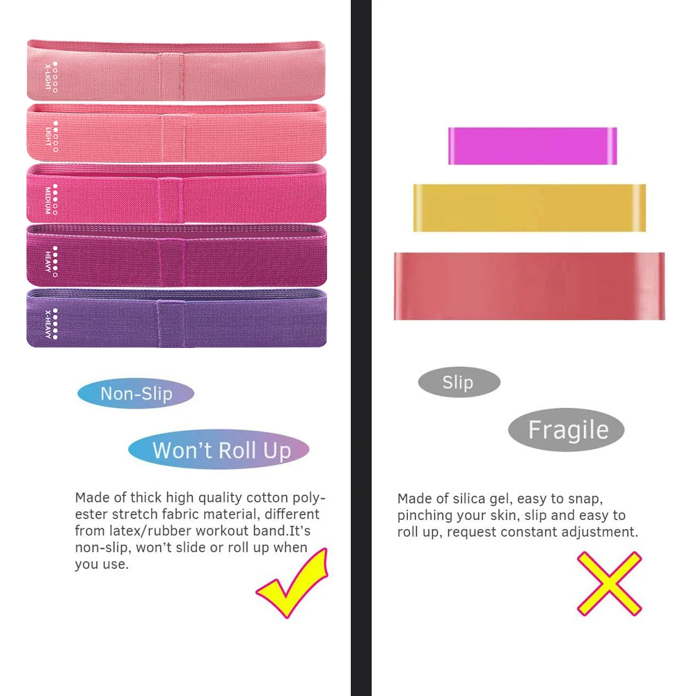Тканевые Эспандеры 1 шт. эластичная лента для занятий спортом йогой