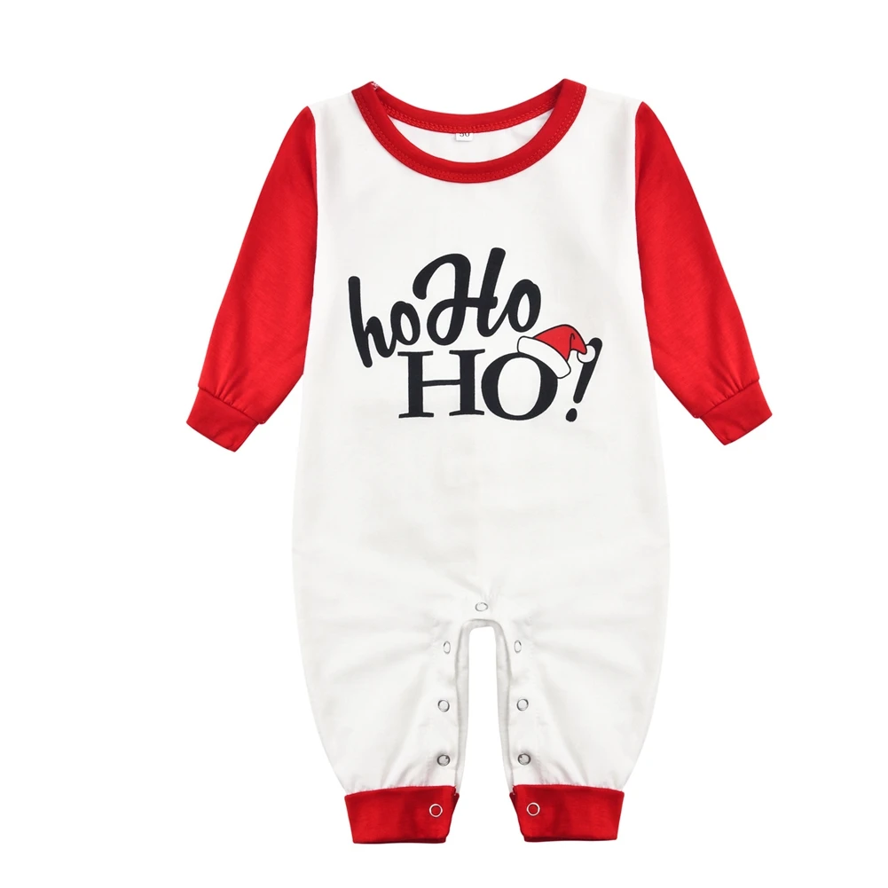 

Baywell Christmas Family Letter Print Pajamas Set Matching Outfits Adult Kids Cute Nightwear Dad Mom Baby Home Look Sleepwear