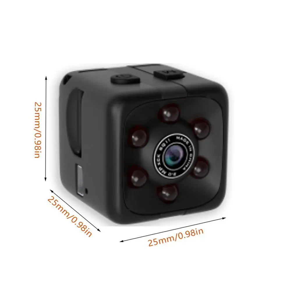 

Mini Camera 1080p Sensor Portable Security Camcorder small cam Night Vision Motion Detection Support TF card