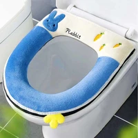 portable toilet seat cover with zipper handle bathroom accessories toilet pads universal cushion cover comfort wc mat supplies