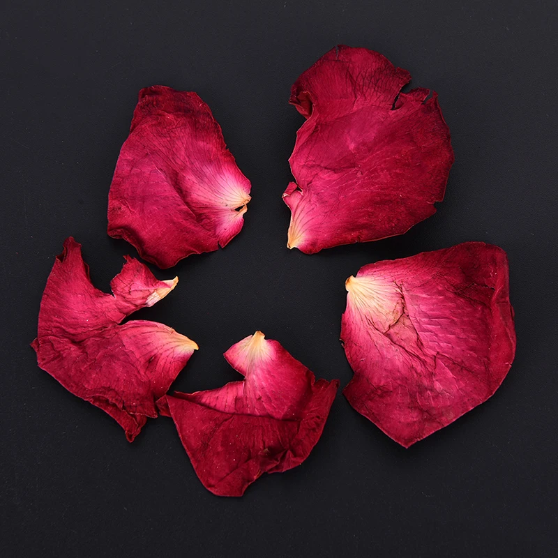 50 г 100% натуральные Свадебные лепестки роз популярные украшения для свадьбы и