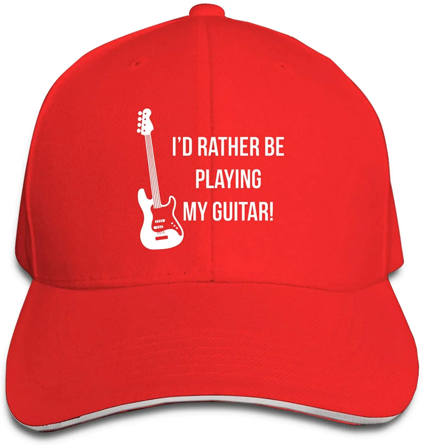 

Я предпочитаю играть на гитаре, шапка-сэндвич, бейсболка с принтом, головной убор, унисекс, черная уличная Кепка