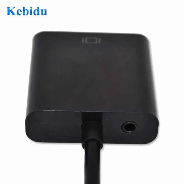Кабель-адаптер kebidu 1080P с разъемом Папа-папа + аудиокабель 3 5 мм HDMI-Совместимость VGA