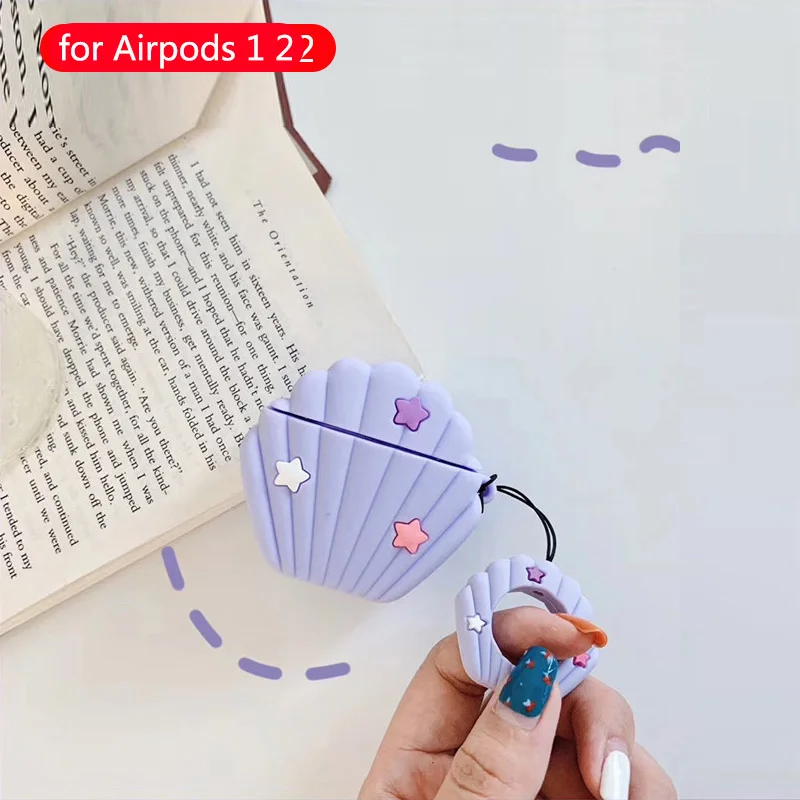225 Мультяшные беспроводные bluetooth наушники чехол для Apple Airpods 1 2 Симпатичные Силиконовые Мягкие коробки гарнитура оболочка для Airpods защитный чехол - Цвет: 225