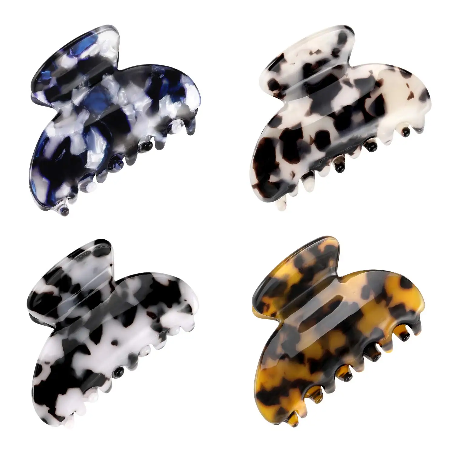

1pcs Women Hair Clip Acrylic Hairpins Cross Transparent Hair Crab Claws Girls Make Up Washing Tool Accessories Decoration