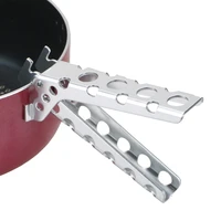 anti hot camping pot pan gripper handle bowl gripper clip aluminium alloy pot pan gripper holder