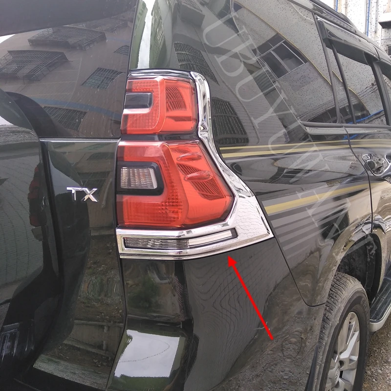 Для Toyota Land Cruiser Prado FJ 150 120 2018 201 ABS хромированные аксессуары покрытие на задний