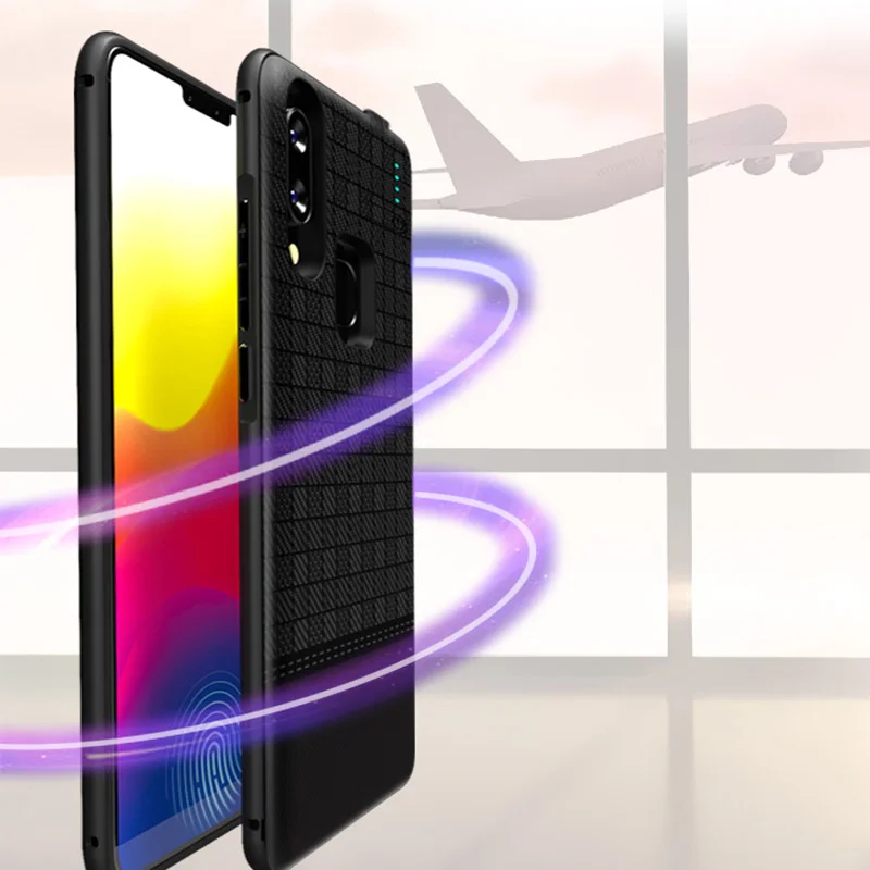 NENG чехол с аккумулятором 5000 мАч для huawei honor 7X nova 2 lite, внешний резервный блок, твердый внешний аккумулятор, чехол для huawei P Smart() Y9