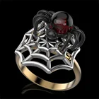 Кольцо в виде паутины женское, классическое Винтажное кольцо с пауком, хороший подарок для подруги