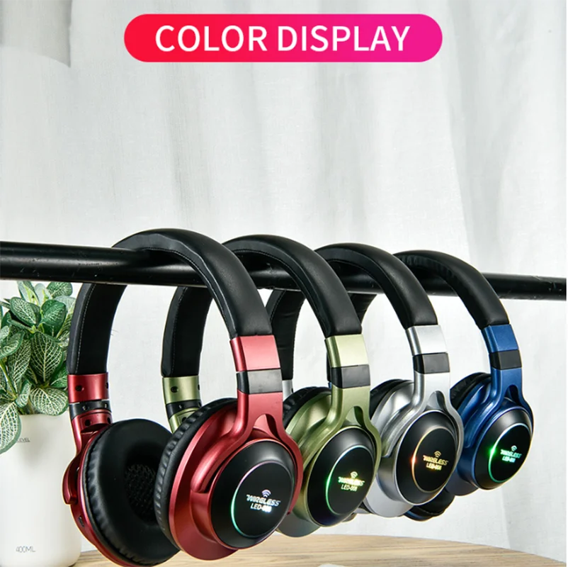 Беспроводные наушники VITOG с повязкой на голову Bluetooth 8D Hi-Fi игровые стереонаушники
