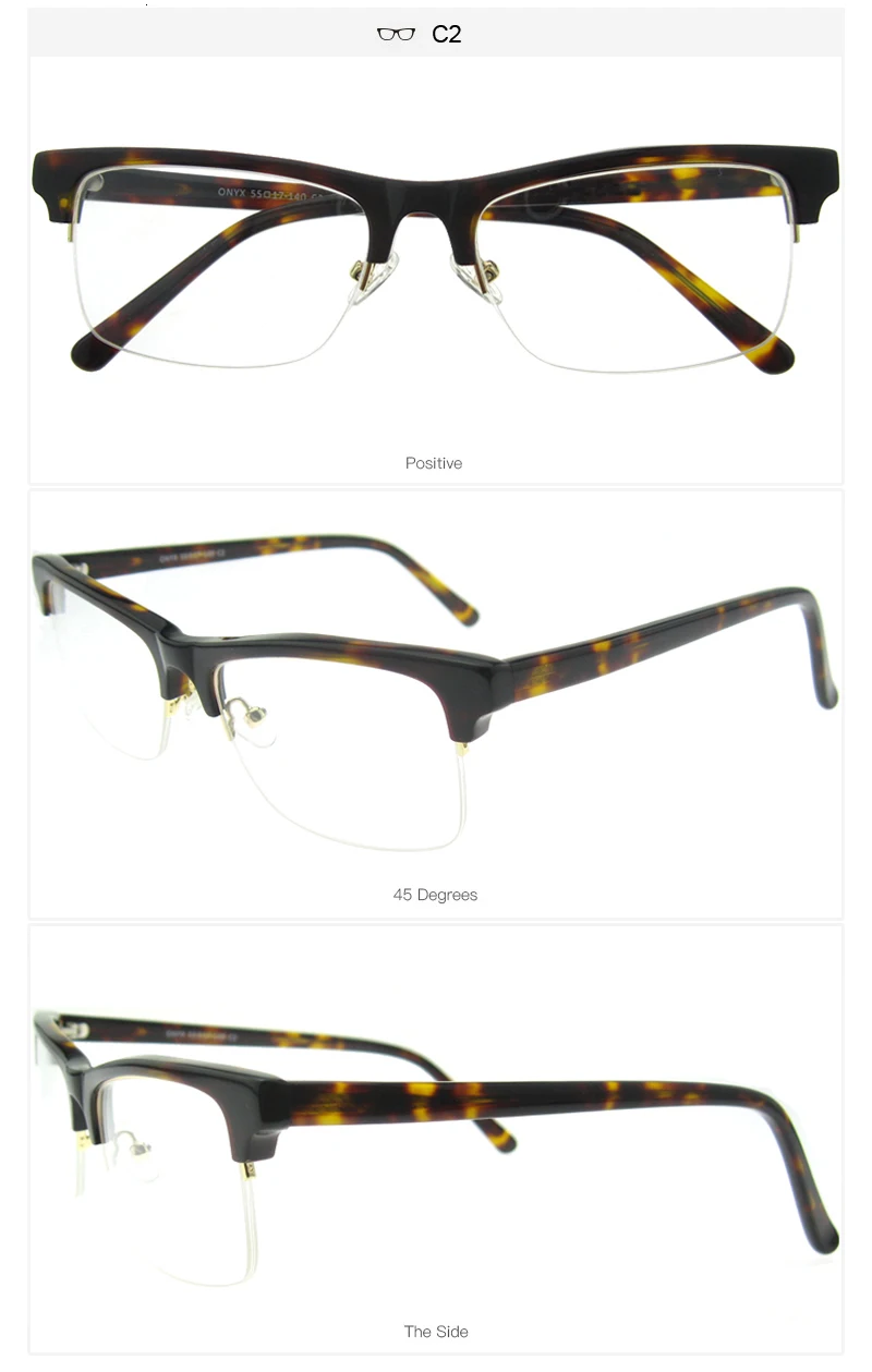 OCCI CHIARI металлические мужские очки Gafas по рецепту, толстые очки, оптические очки для близорукости, прозрачные оправы для очков, W-COLLURA