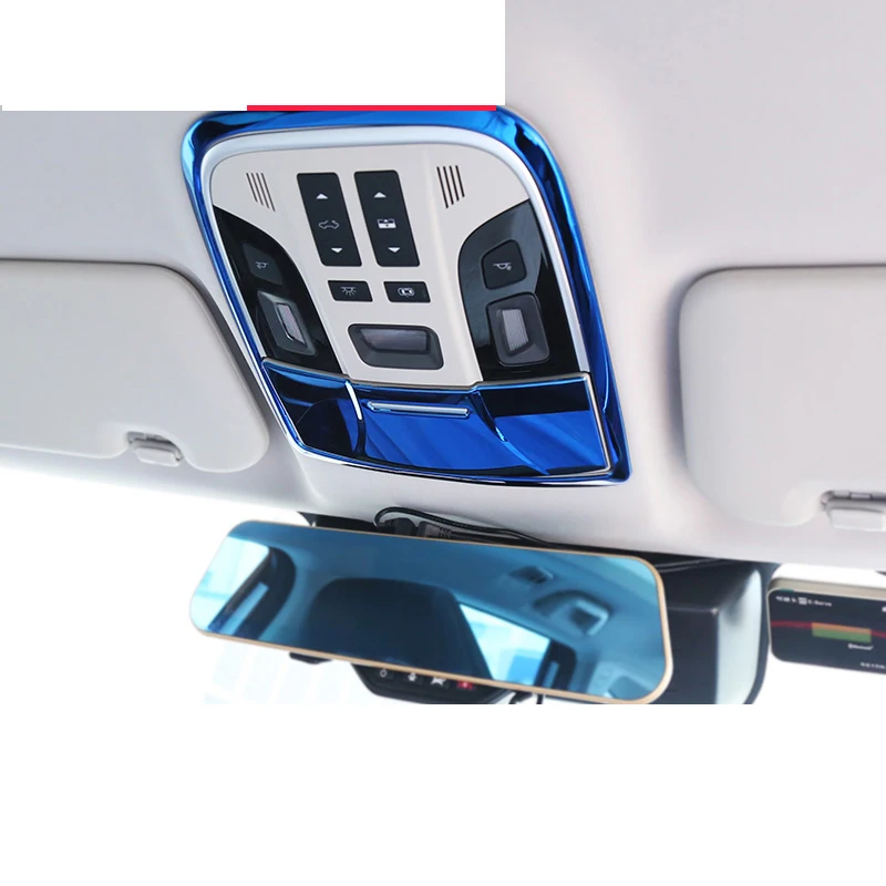 Lsrtw2017 нержавеющая сталь для салона автомобиля Передняя Задняя крыша светильник