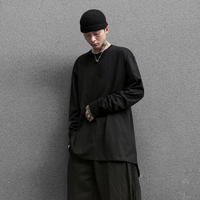 Большая свободная рубашка в стиле хип хоп брендовая приталенная средней длины