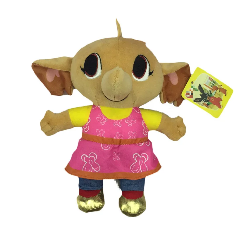 25cm Настоящая плюшевая игрушка Bing Bunny sula flop Hoppity Voosh pando bing coco, куклы peluche, игрушки для детей на день рождения, рождественские подарки - Цвет: 25cm
