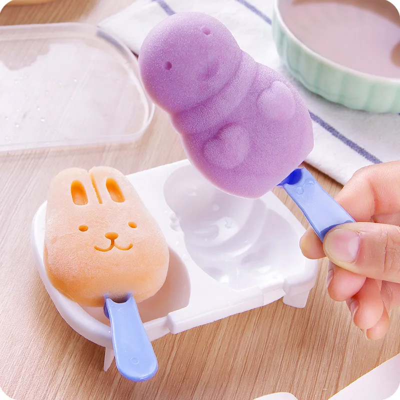 DIY креативная милая форма для изготовления мороженого с силиконовый массажер