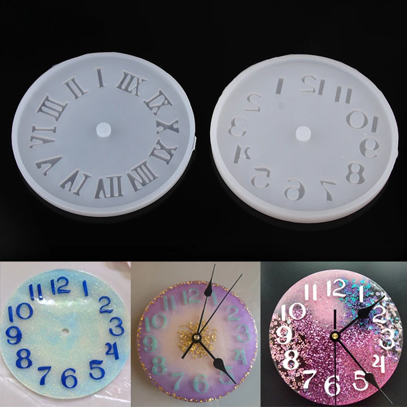 

Arabic Numerals Silicone Mold Clock 10.5/15.5cm Epoxy Resin Molds Handmade Crafts For DIY Jewelry Making Finding Tools Supplies