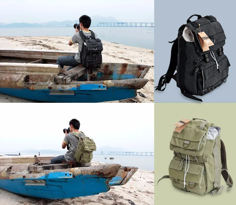 Waterproof Camera Backpack National Lowepro Fits 15 inch Laptop Geographic Canvas SLR Bags Rain Cover for Canon Nikon Sony a6000