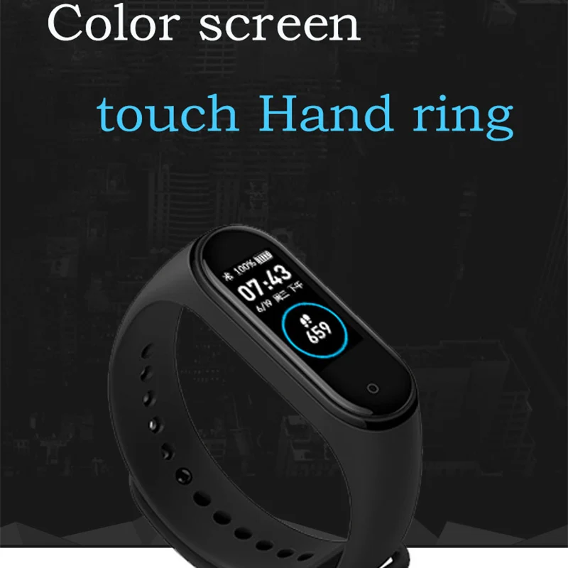 M4 браслет Smartband Спортивный Браслет Smartwatch монитор сердечного ритма фитнес трекер активности кровяное давление Bluetooth