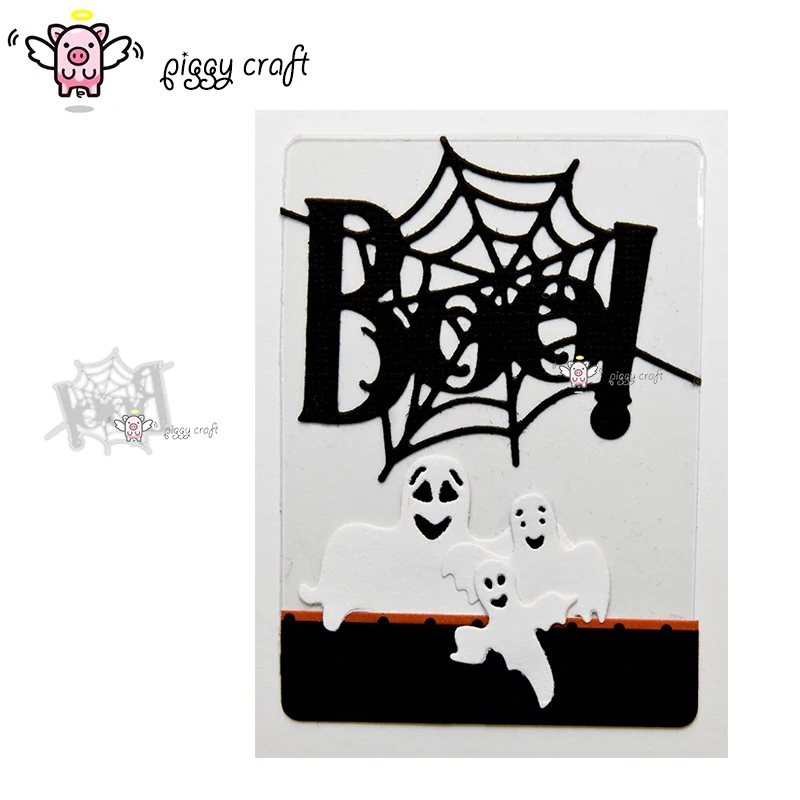 

Металлические Вырубные штампы, форма для вырезания, Хэллоуин, буквы boo, скрапбукинг, бумажный нож, форма, лезвие, перфоратор, трафареты