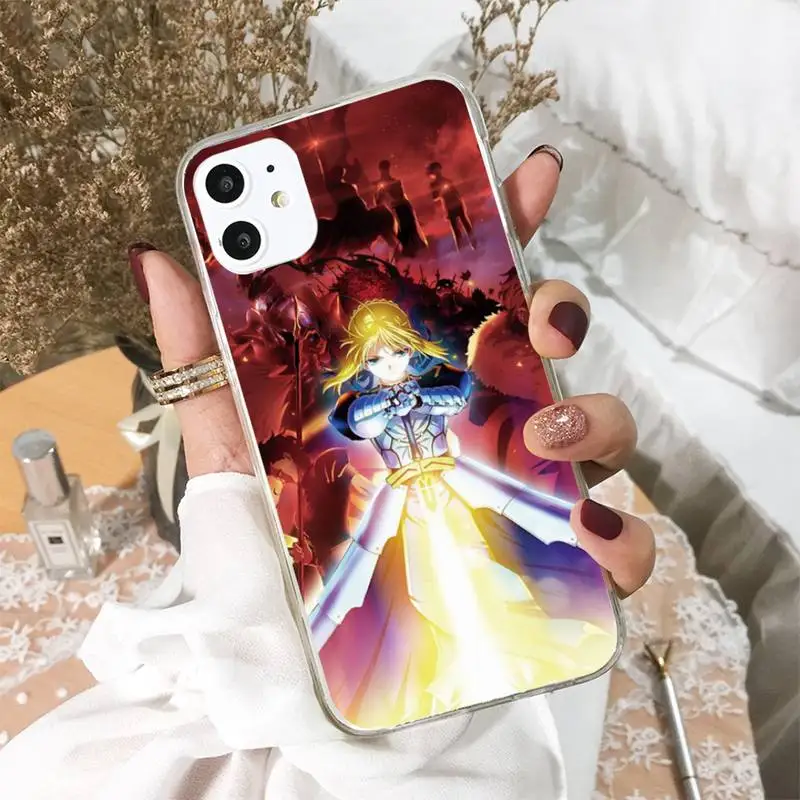 

Anime Fate Zero Stay Night Phone Case For iphone 5s 6 7 8 11 12 XSMAX XR pro plus mini se2020 Cover Fundas Coque