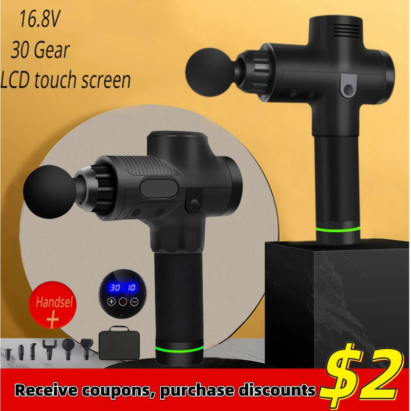 

Fascia Gun Electric Shock Gun Athlete Muscle Relaxation Massage Gun Fitness Deep Relief Pain Relaxation Slimming Shaping Pain