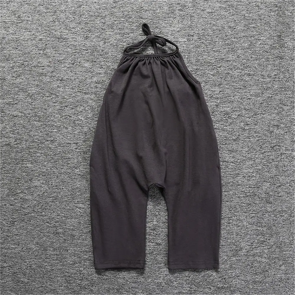 Детский летний комбинезон костюм для ползания малышей на бретелях