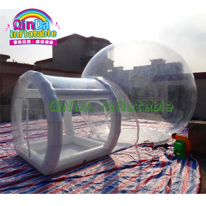 

Наружная однотуннельная надувная пузырьковая палатка для кемпинга из ПВХ прозрачная пузырьковая палатка для отелей и кемпинга