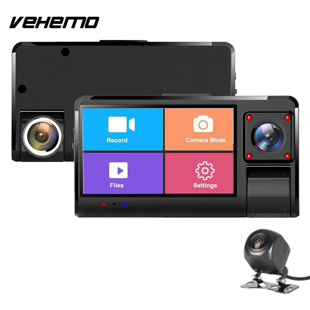 

Portable Car Camera Dash Cam Motion Detection Universal Driving Recorder for Gravity Sensor 1080P HD 170 for 3Inch